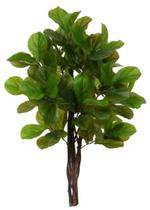 Planta Árvore Artificial Ficus Lyrata Real Toque X78 Verde 1,3m - FLORESCER DECOR
