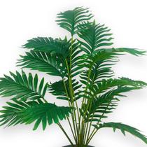 Planta Árvore Artificial Palmeira Areca Real Toque Verde 75cm