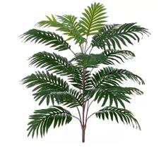 Planta Árvore Artificial Palmeira Areca Real Toque Verde 75cm