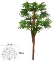 Planta Árvore Artificial Palmeira Leque Real Toque X18 Verde 1,70m - FLORESCER DECOR