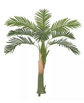 Planta Árvore Artificial Palmeira Toque Verde Escuro 1,2m - FLORESCER DECOR