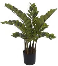 Planta Árvore Artificial Zamioculca Real Toque C/Pote X148 Verde 97cm