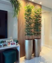 Planta bambu artificial 4 hastes 1 mt/sem o vaso - Toke verde