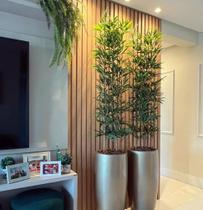 Planta bambu artificial 5 hastes 1 mt sem o vaso - Toke verde