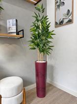 Planta Bambu Artificial Arranjo Com Vaso Bambuzinho Grande - Planta Bambu Artificial Arranjo Com Vaso Bambuzinho Grande -