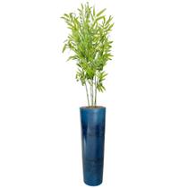 Planta Bambu da Sorte Bambuzinho Completo Vaso Grande Casca