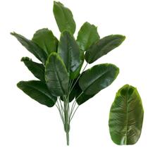 Planta Bananeira Artificial 18 Folhas Arbusto Decoração Casa Planta Bananeira Artificial 18 Folhas Arbusto Decoração Casa