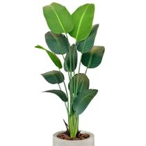 Planta Bananeira Artificial Grande Folhas Realistas Árvore