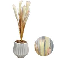 Planta Capim Dos Pampas Artificial com Vaso Completo Planta Capim Dos Pampas Artificial com Vaso Completo