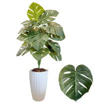 Planta Costela De Adão Artificial Vaso Cone Completo