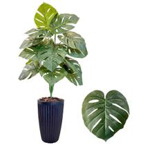 Planta Costela De Adão Artificial Vaso Cone Completo