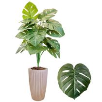 Planta Costela De Adão Artificial Vaso Cone Completo