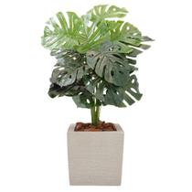 Planta Costela De Adão Artificial Vaso Polietileno Completo