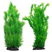 Planta de aquário kathson Plastic Tall 55 cm verde 2 peças