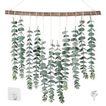 Planta de eucalipto artificial suspensa na parede Sggvecsy 45cm