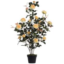 Planta de rosa amarela artificial Vickerman Everyday 45in