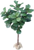 Planta Ficus Lyrata Realista 160cm Arvore Grande De Vaso