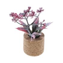 Planta Miniatura Em Escala 1:12 Em Vaso Para Decoração De Jardim De Casa De Bonecas, Ornamento De Planta Miniatura Em Escala 1:12 Em Vaso Para Decoração De Jardim De Casa De Bonecas, Ornamento De