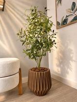 Planta Oliveira Arranjo Artificial Com Vaso Arvore Azeitona -