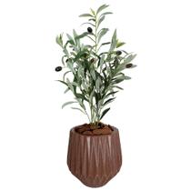Planta Oliveira Artificial Azeitona Coma Vaso Origami Planta Oliveira Artificial Azeitona Coma Vaso Origami