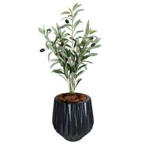 Planta Oliveira Artificial Azeitona Coma Vaso Origami Planta Oliveira Artificial Azeitona Coma Vaso Origami