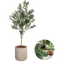 Planta Oliveira Artificial Completo com Vaso Realista 1.70m Planta Oliveira Artificial Completo com Vaso Realista 1.70m
