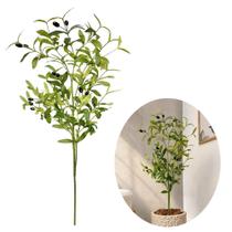Planta Oliveira Grande Artificial Buque Azeitona Realista Planta Oliveira Grande Artificial Buque Azeitona Realista