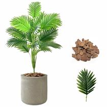 Planta Palmeira Artificial com Vaso Bojo Sala Decoração Casa