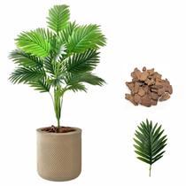 Planta Palmeira Artificial com Vaso Bojo Sala Decoração Casa
