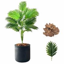Planta Palmeira Artificial com Vaso Bojo Sala Decoração Casa