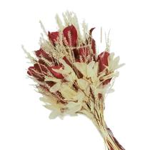 Planta Seca Buquê Maça 55cm