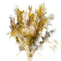 Planta Seca Buquê Variado Mix Amarelo 40cm Planta Seca Buquê Variado Mix Amarelo 40cm