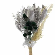 Planta Seca Mini Buquê Variado Pratiado 25 cm
