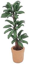 Planta verde em miniatura Dollhouse Flower Bonsai em escala 1:12 Planta verde em miniatura Dollhouse Flower Bonsai em escala 1:12