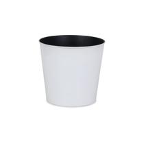Plantador Cheung's Modern Round 27 cm de plástico branco Plantador Cheung's Modern Round 27 cm de plástico branco