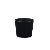 Plantador Cheung's PP-104BK de plástico reciclado redondo cônico de 15 cm Plantador Cheung's PP-104BK de plástico reciclado redondo cônico de 15 cm