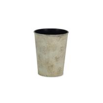 Plantador Cheung's PP-106LG de plástico reciclado redondo cônico de 12 cm