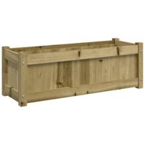 Plantador de jardim VidaXL Outdoor Flower Box Madeira de pinho 90x31x31cm