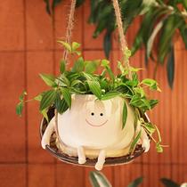 Plantador NINIPAPA Smile Face Hanging Swing Large
