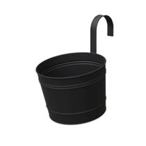 Plantador Panacea Over Rail Black 20 cm Plantador Panacea Over Rail Black 20 cm