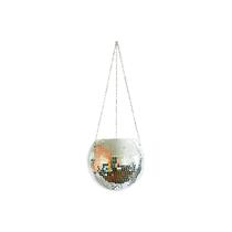 Plantador suspenso Disco Ball Planter Cesta suspensa de 10 cm