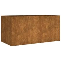 Plantador vidaXL Large Cor-Ten Steel com suporte interno marrom Plantador vidaXL Large Cor-Ten Steel com suporte interno marrom