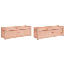 Plantadores de jardim vidaXL Outdoor Flower Box Douglas Wood, 2 unidades Plantadores de jardim vidaXL Outdoor Flower Box Douglas Wood, 2 unidades
