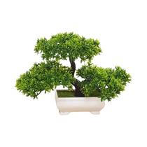 Plantas artificiais bonsai árvore simulada vasos de plantas flores falsas enfeites de mesa em vaso