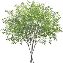 Plantas artificiais CEWOR Green Nandina Long Steams 110 cm 4 unidades