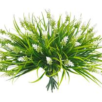Plantas artificiais obbsie Monkey Grass 18,2 cm 12 pacotes