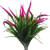 Plantas artificiais, peixes, pássaros, falsificações, ao ar livre, resistentes a UV, 4 unidades
