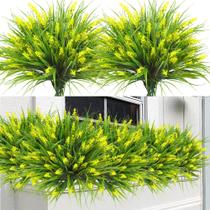 Plantas artificiais Sggvecsy Faux Lavender Flowers 24 pacotes