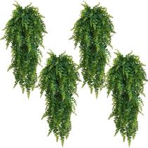 Plantas artificiais suspensas Duciotey Fake Ferns 77,5 cm 4 unidades Plantas artificiais suspensas Duciotey Fake Ferns 77,5 cm 4 unidades