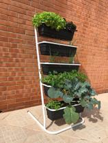 Plante em casa ou apartamento, Jardineira Floreira com 5 vasos de 60 cm Al-262 - Altmayer